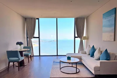 Apartamento de un dormitorio - frente al mar — SamSet Corner Seaview Studio A La Carte Ha Long Bay